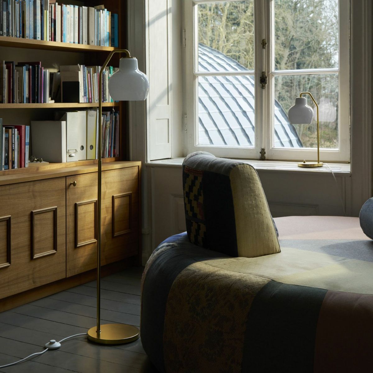 Louis Poulsen ルイスポールセン VL Ring Crown Table Lamp リングクラウン テーブルランプ Φ150 乳白ガラス デザイン：ヴィルヘルム・ラウリッツェン