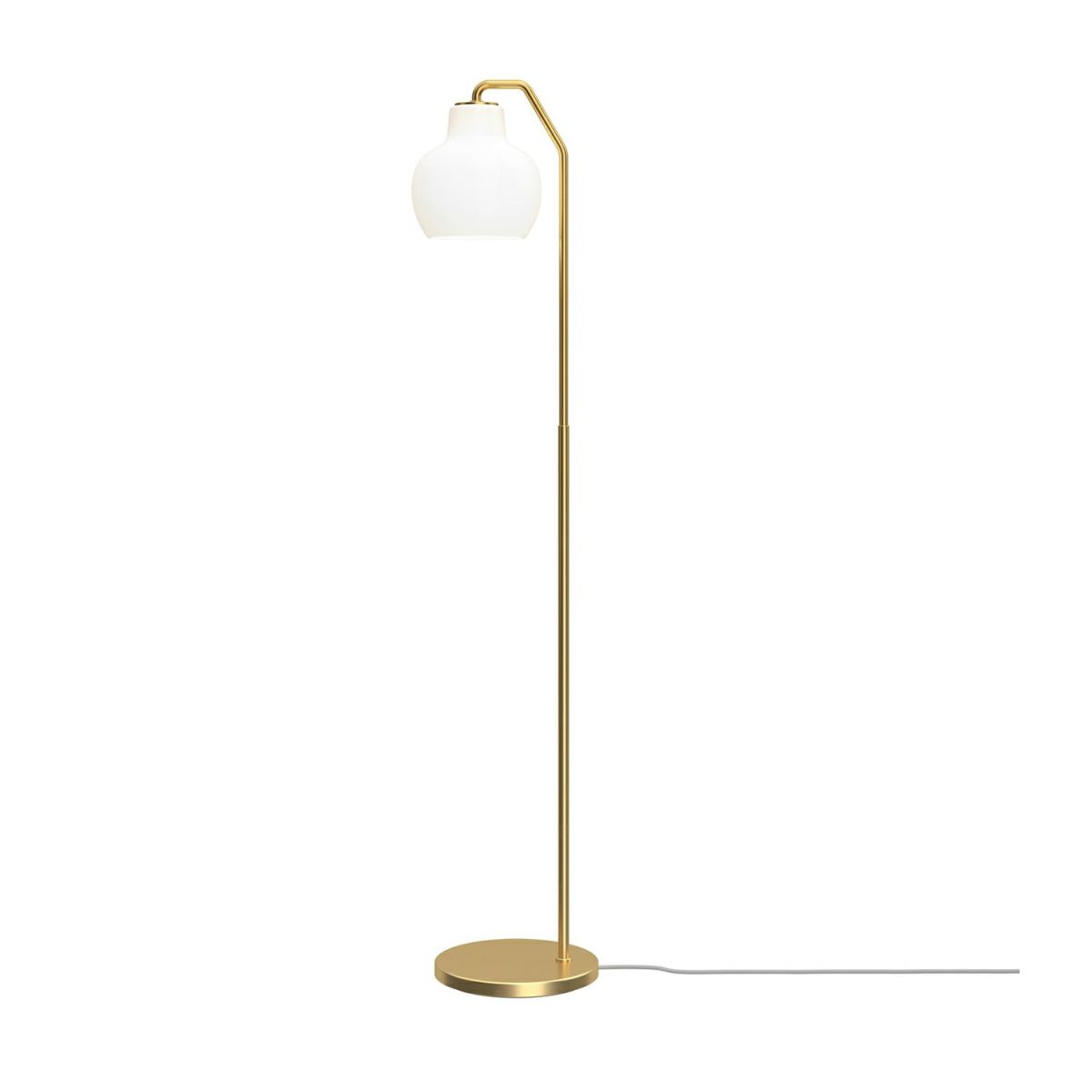 Louis Poulsen ルイスポールセン VL Ring Crown Floor Lamp リングクラウン フロアランプ Φ190 乳白ガラス デザイン：ヴィルヘルム・ラウリッツェン