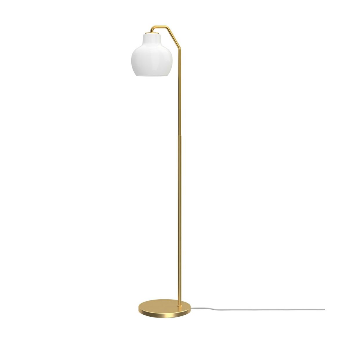 Louis Poulsen ルイスポールセン VL Ring Crown Floor Lamp リングクラウン フロアランプ Φ190 乳白ガラス デザイン：ヴィルヘルム・ラウリッツェン