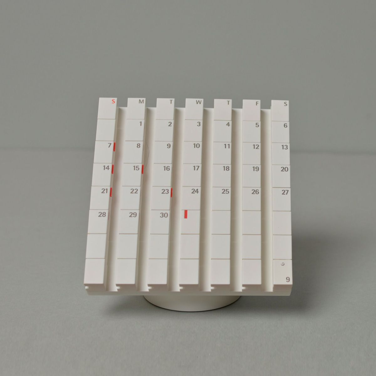 Date Block デートブロック 卓上万年カレンダー デスクトップ デザイン：2タイプ カラー：2色 日本製