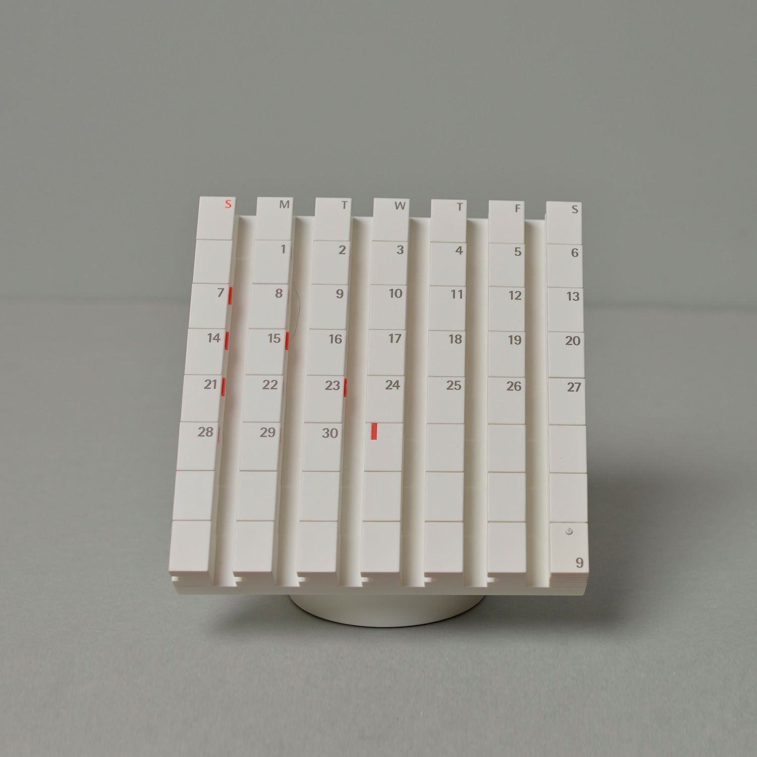 Date Block デートブロック 卓上万年カレンダー デスクトップ デザイン：2タイプ カラー：2色 日本製