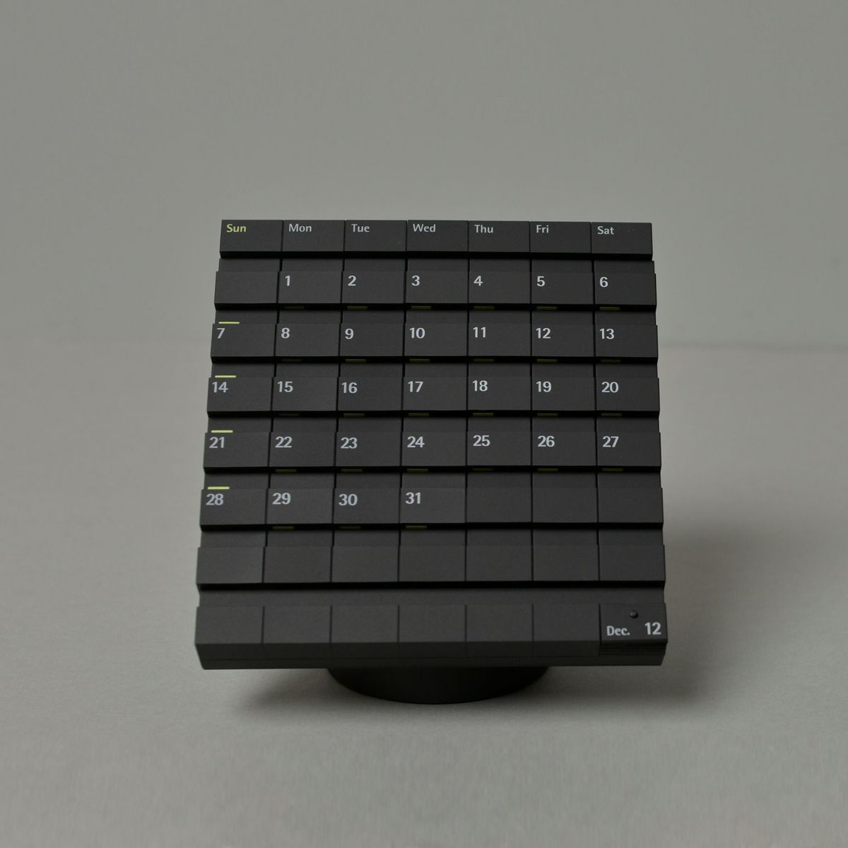 Date Block デートブロック 卓上万年カレンダー デスクトップ デザイン：2タイプ カラー：2色 日本製