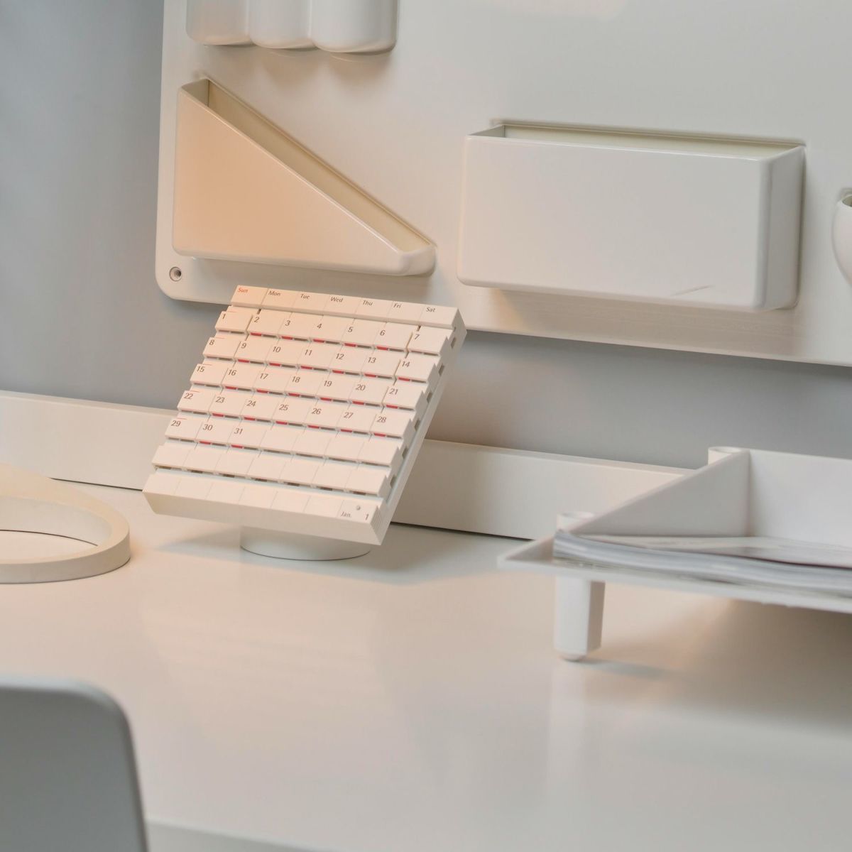 Date Block デートブロック 卓上万年カレンダー デスクトップ デザイン：2タイプ カラー：2色 日本製