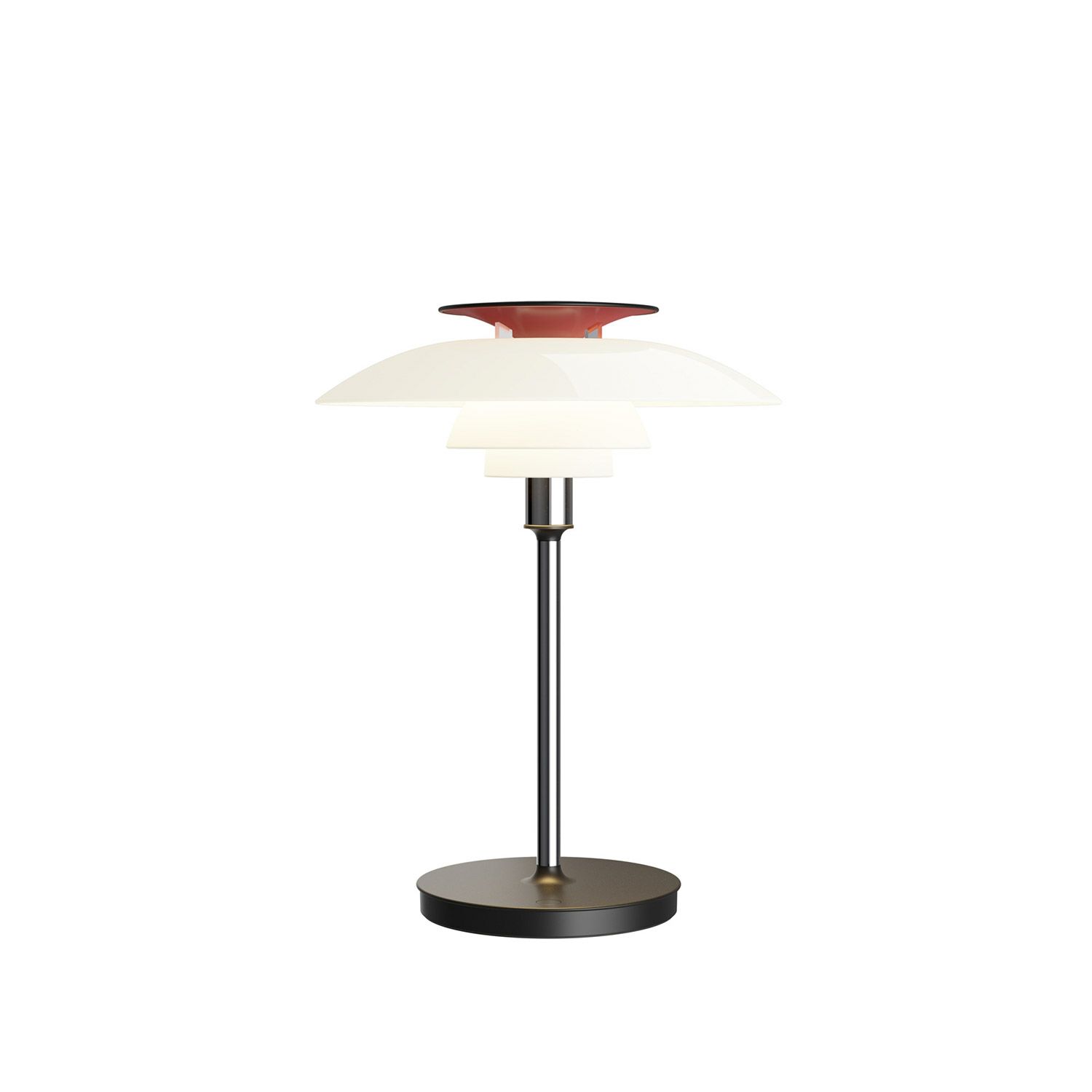 Louis Poulsen ルイスポールセン PH 80 Portable ポータブル LED テーブルランプ スタンドライト Φ230mm （シルヴァー・クローム） ポール・ヘニングセン