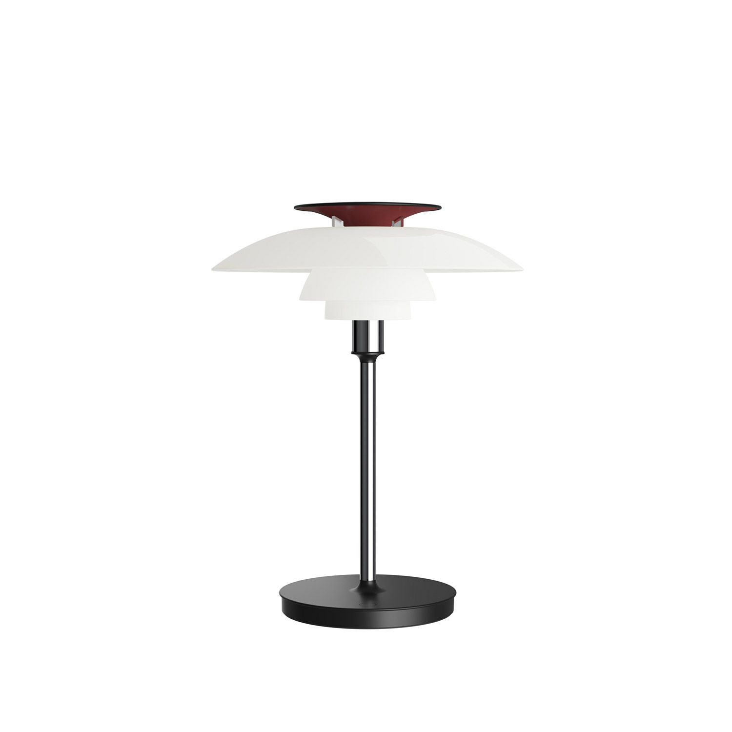 Louis Poulsen ルイスポールセン PH 80 Portable ポータブル LED テーブルランプ スタンドライト Φ230mm （シルヴァー・クローム） ポール・ヘニングセン