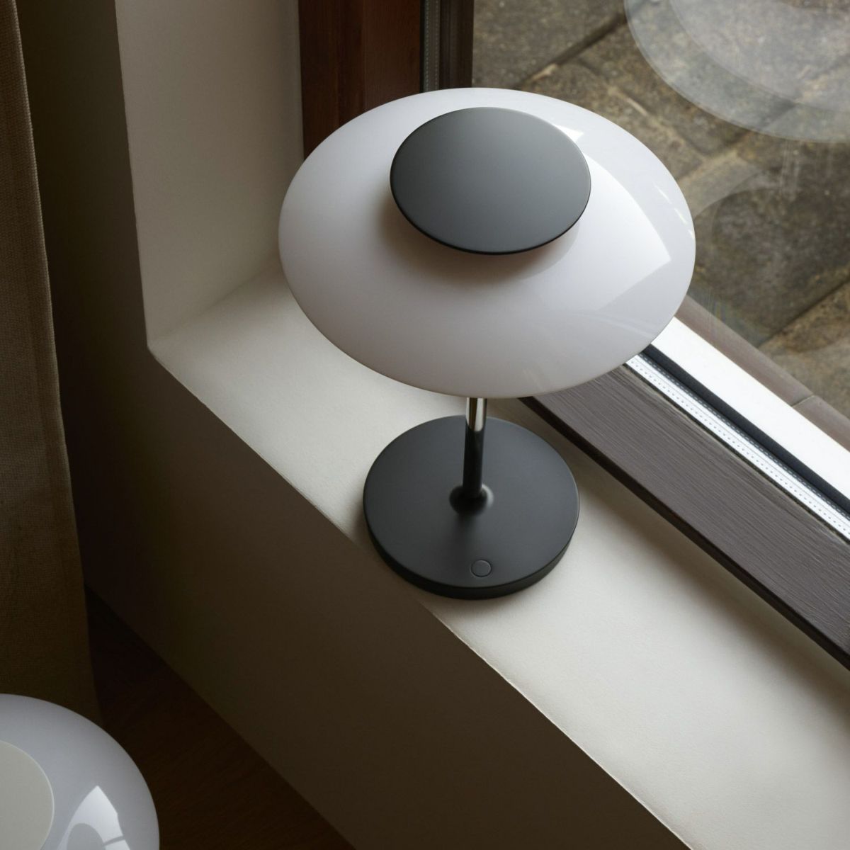 Louis Poulsen ルイスポールセン PH 80 Portable ポータブル LED テーブルランプ スタンドライト Φ230mm （シルヴァー・クローム） ポール・ヘニングセン