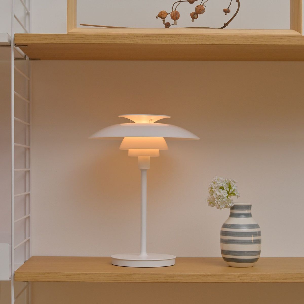 Louis Poulsen ルイスポールセン PH 80 Portable ポータブル LED テーブルランプ スタンドライト Φ230mm （シルヴァー・クローム） ポール・ヘニングセン