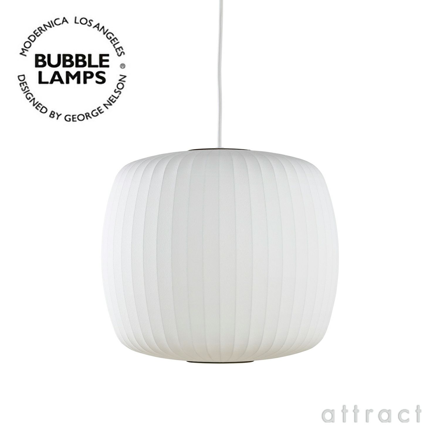 Herman Miller ハーマンミラー BUBBLE LAMPS バブルランプ Roll ロール ペンダントランプ ワンサイズ デザイン：ジョージ・ネルソン