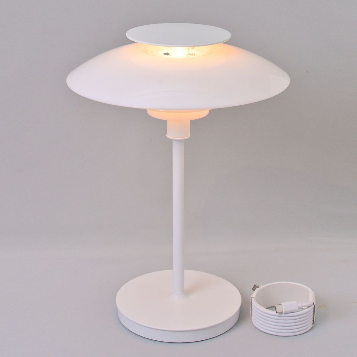 Louis Poulsen ルイスポールセン PH 80 Portable ポータブル LED テーブルランプ スタンドライト Φ230mm （ホワイト） ポール・ヘニングセン