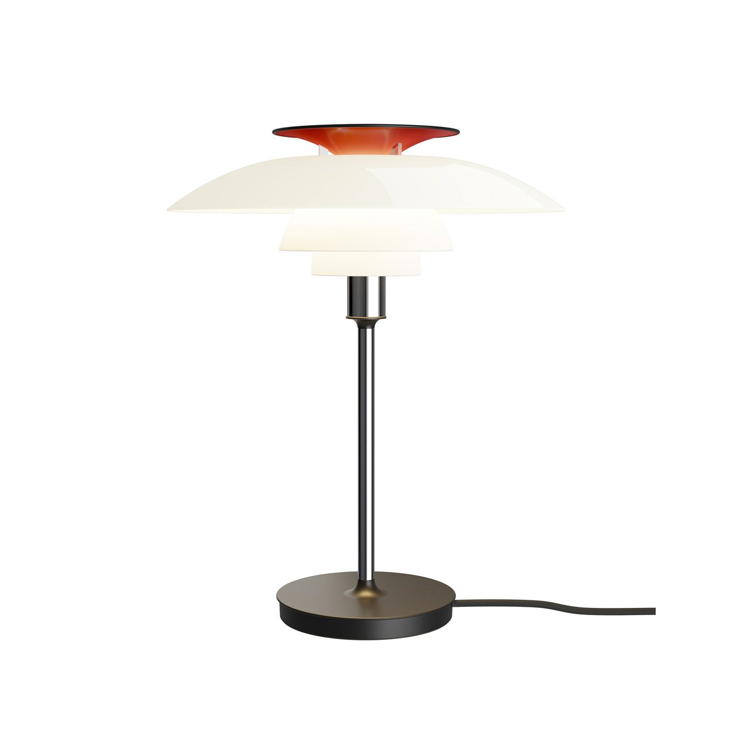 Louis Poulsen ルイスポールセン PH 80 Table Lamp テーブルランプ スタンドライト Φ320mm （シルヴァー・クローム） ポール・ヘニングセン