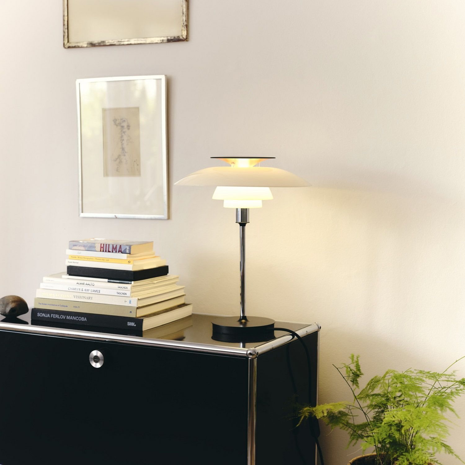 Louis Poulsen ルイスポールセン PH 80 Table Lamp テーブルランプ スタンドライト Φ320mm （シルヴァー・クローム） ポール・ヘニングセン