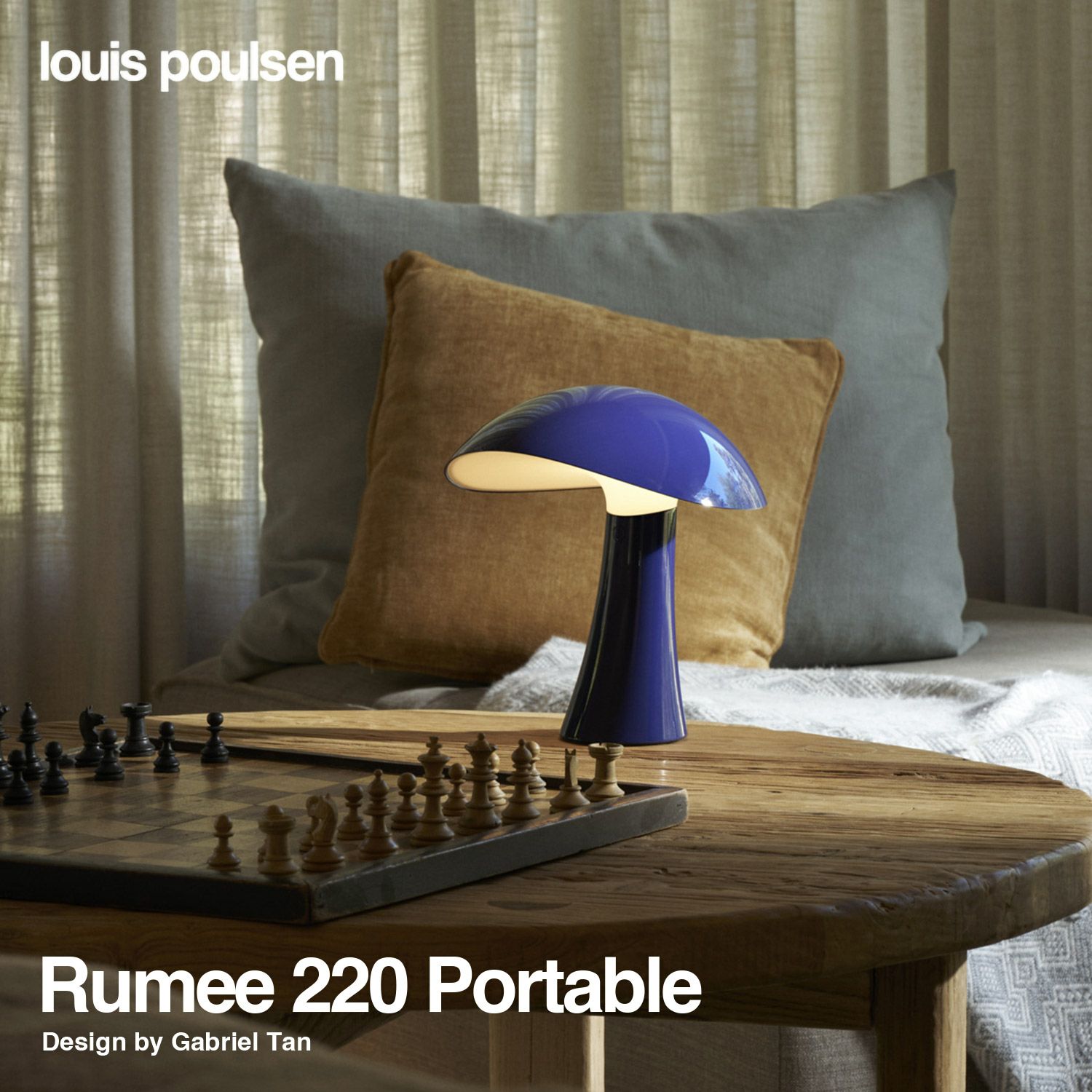 Louis Poulsen ルイスポールセン Rumee 220 Portable Lamp ルーミー 220 ポータブル LED テーブルランプ スタンドライト カラー：3色 ガブリエル・タン