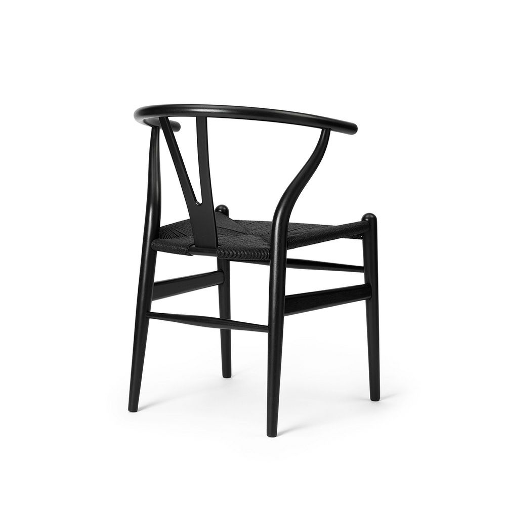 Carl Hansen & Son カール・ハンセン＆サン CH24 Yチェア （ワイチェア） ユーカリ ブラック ブラックペーパーコード デザイン：ハンス・J・ウェグナー