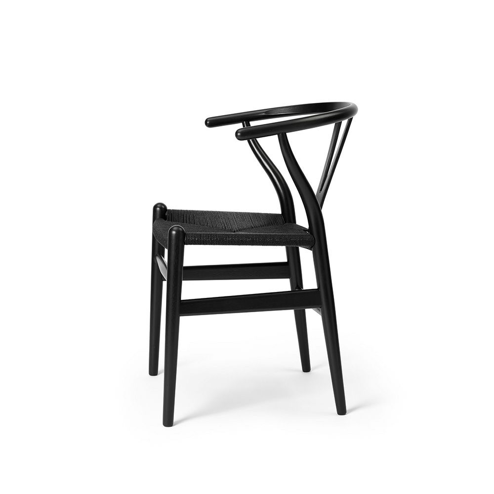 Carl Hansen & Son カール・ハンセン＆サン CH24 Yチェア （ワイチェア） ユーカリ ブラック ブラックペーパーコード デザイン：ハンス・J・ウェグナー
