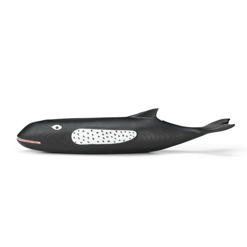 Vitra ヴィトラ Eames House Whale イームズ ハウスホエール ソリッドアッシュ ハンドペイント 鯨 くじら クジラ オブジェ カラー：ブラック デザイン：チャールズ＆レイ・イームズ