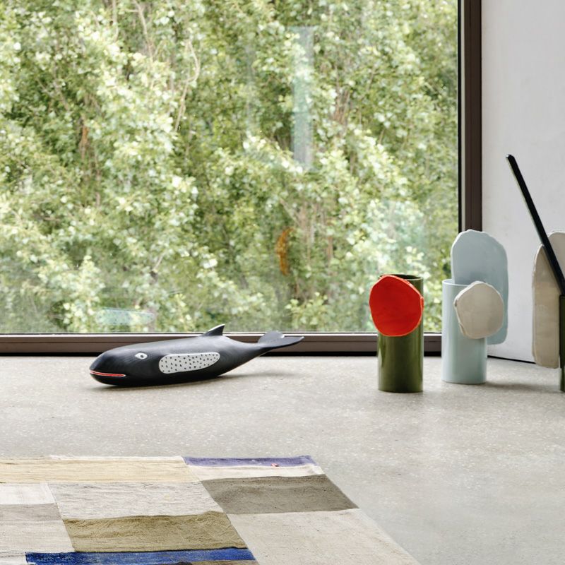 Vitra ヴィトラ Eames House Whale イームズ ハウスホエール ソリッドアッシュ ハンドペイント 鯨 くじら クジラ オブジェ カラー：ブラック デザイン：チャールズ＆レイ・イームズ