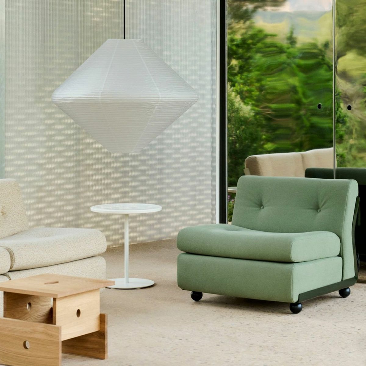 HAY ヘイ Paper Shade ペーパーシェード Diamond ダイヤモンド ペンダントランプ 照明 和紙 サイズ：3種類 デザイン：HAY コードセット付属