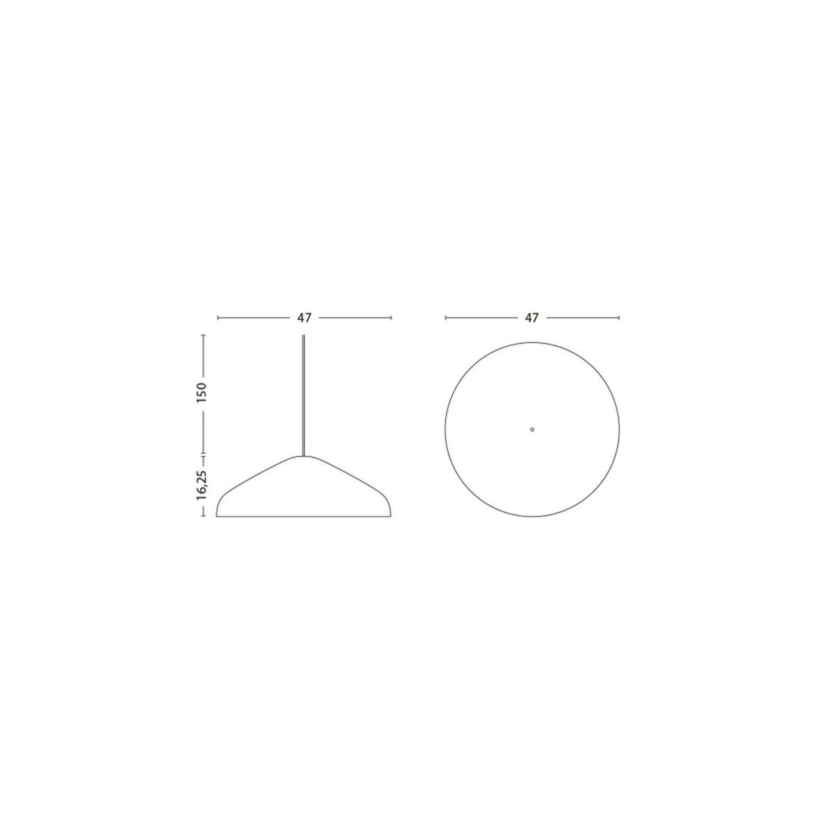 HAY ヘイ Pao Pendant 470 パオ ペンダント ライト Φ47cm カラー：3色 デザイン：深澤直人