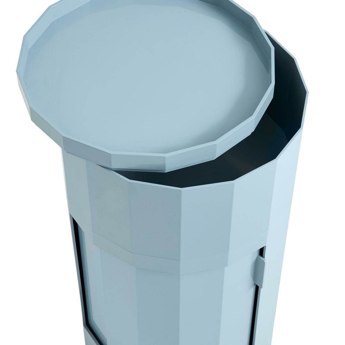 HAY ヘイ Facet Cabinet Low ファセット キャビネット ロー　回転式ドア 収納家具 キャスター付き カラー：6色 デザイン：ステファン・ショルテン