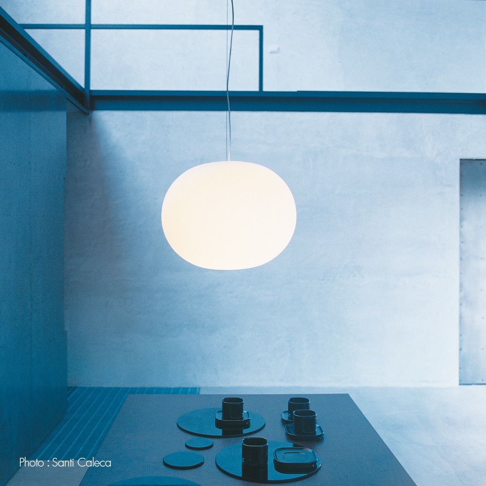 FLOS フロス GLO-BALL S MINI グローボール S ミニ ペンダントランプ Φ112mm カラー：ホワイト デザイン：ジャスパー・モリソン