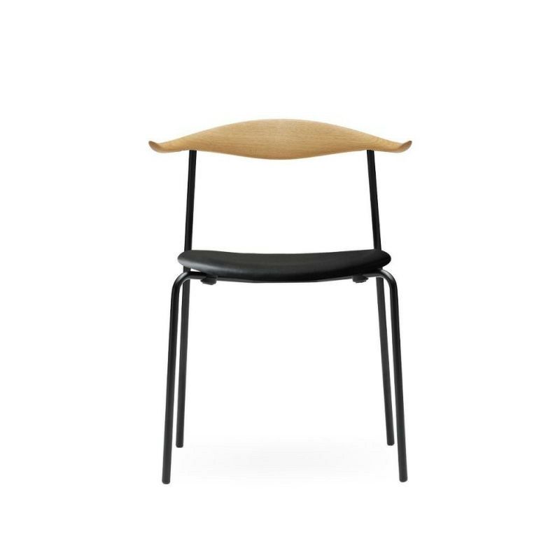 Carl Hansen & Son カール・ハンセン＆サン CH88P オーク （オイルフィニッシュ） ブラックフレーム 張座：レザー（Thor） デザイン：ハンス・J・ウェグナー