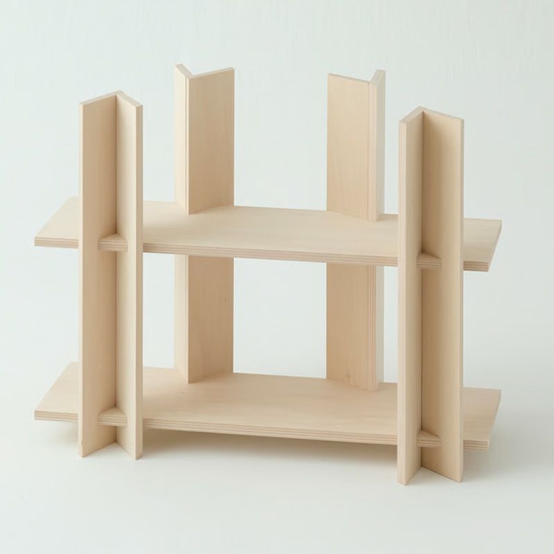 more trees モア・トゥリーズ KODACHI こだち コダチ シェルフ 棚 シナ合板 デザイン：隈 研吾