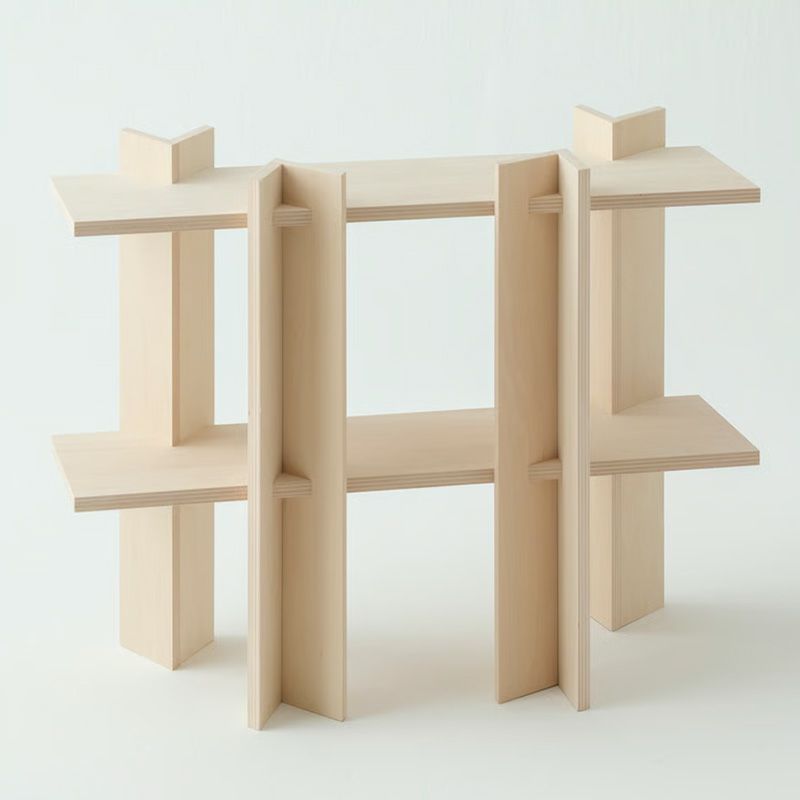 more trees モア・トゥリーズ KODACHI こだち コダチ シェルフ 棚 シナ合板 デザイン：隈 研吾