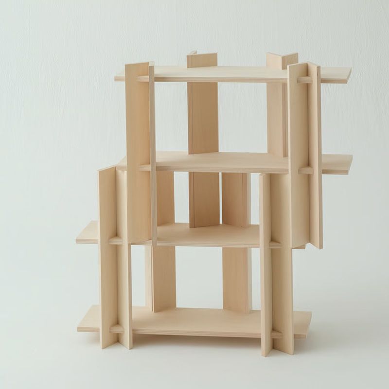 more trees モア・トゥリーズ KODACHI こだち コダチ シェルフ 棚 シナ合板 デザイン：隈 研吾