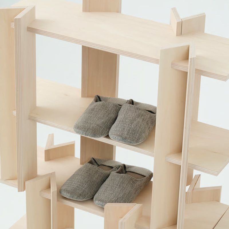 more trees モア・トゥリーズ KODACHI こだち コダチ シェルフ 棚 シナ合板 デザイン：隈 研吾