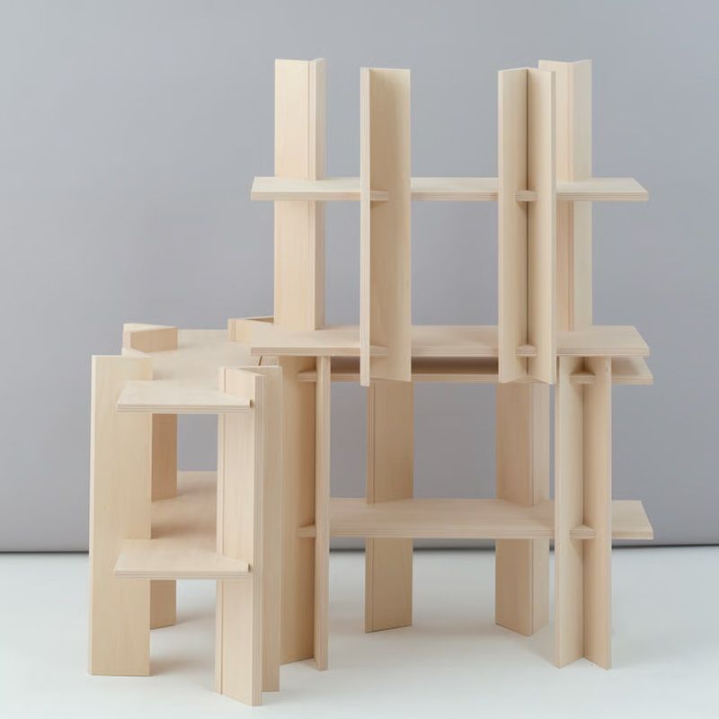 more trees モア・トゥリーズ KODACHI こだち コダチ シェルフ 棚 シナ合板 デザイン：隈 研吾