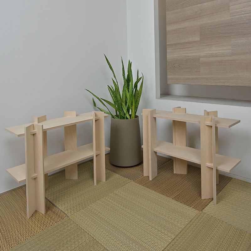more trees モア・トゥリーズ KODACHI こだち コダチ シェルフ 棚 シナ合板 デザイン：隈 研吾