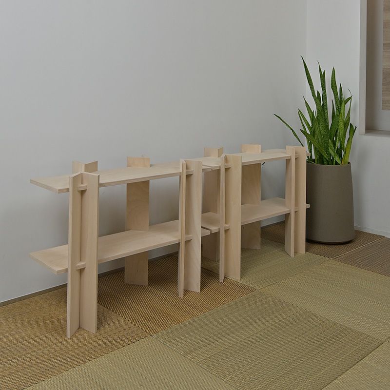 more trees モア・トゥリーズ KODACHI こだち コダチ シェルフ 棚 シナ合板 デザイン：隈 研吾