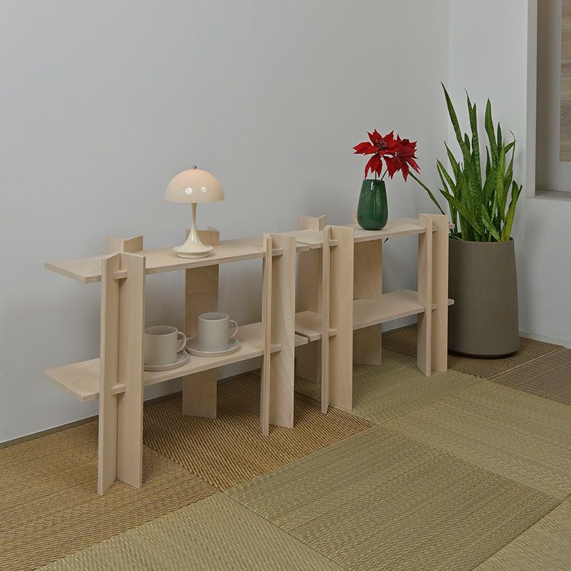 more trees モア・トゥリーズ KODACHI こだち コダチ シェルフ 棚 シナ合板 デザイン：隈 研吾